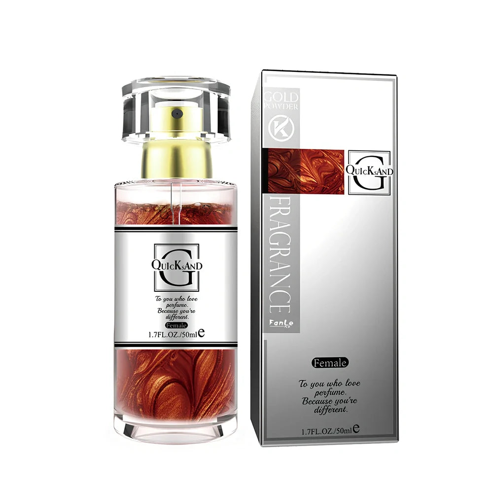 Pheromone perfume bottle with 18-25% concentration, showing P222 and P223 colour-coded variants for men and women