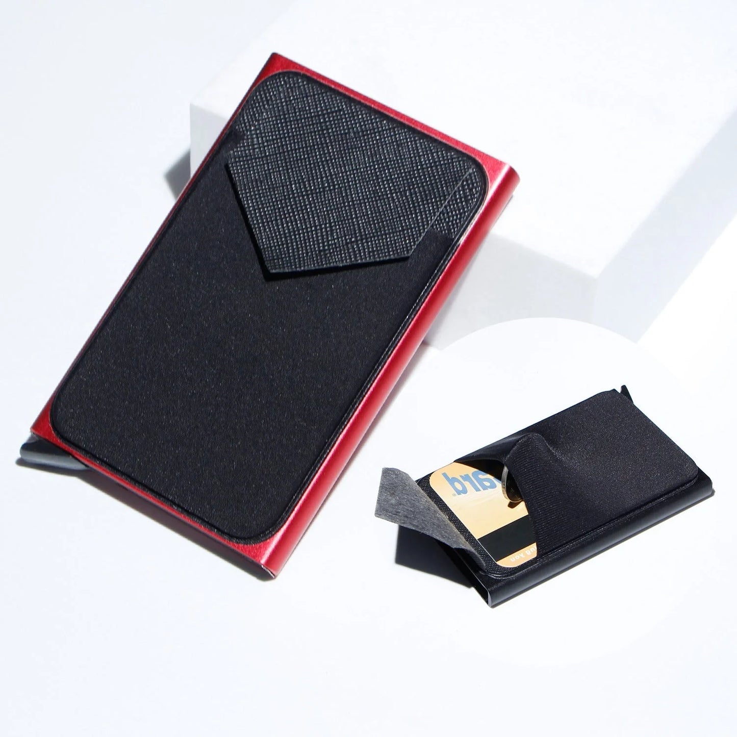 Aluminum alloy anti-theft multi card holder in various colors