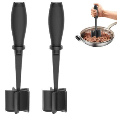 Nylon meat chopper for efficient cooking, heat-resistant and dishwasher safe
