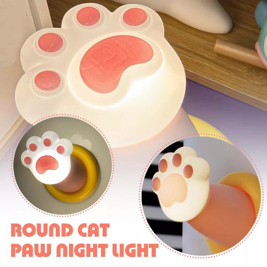 Cat Paw Desk Lamp with adjustable brightness and rechargeable battery