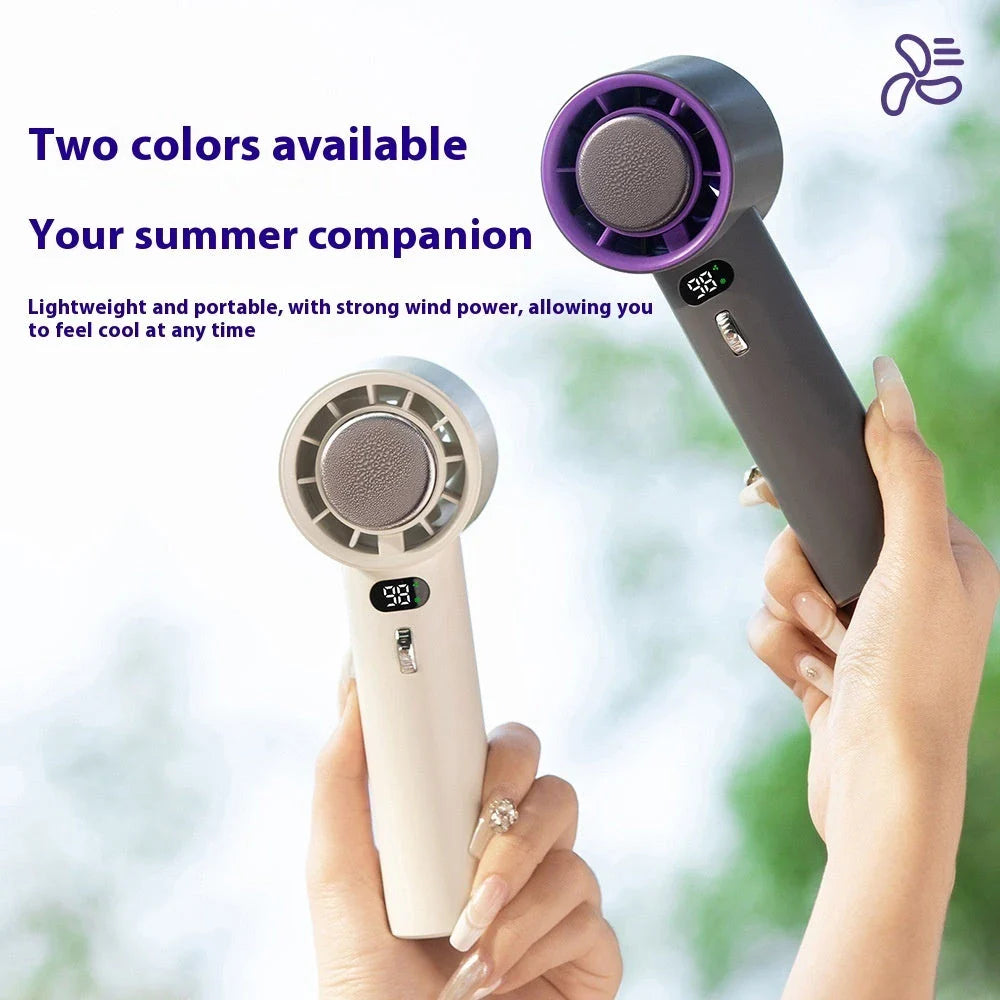 Powerful Portable Cooling Fan with Adjustable Speeds and Long-Lasting 3000mAh Battery