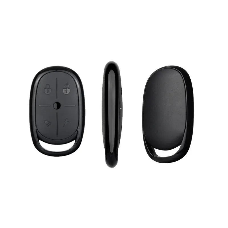 433m wireless car remote cloning device with ABS housing showing button configurations