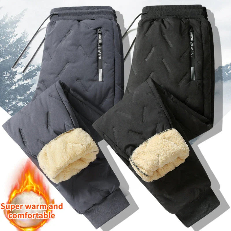 Men's premium insulated winter pants in various colors and styles