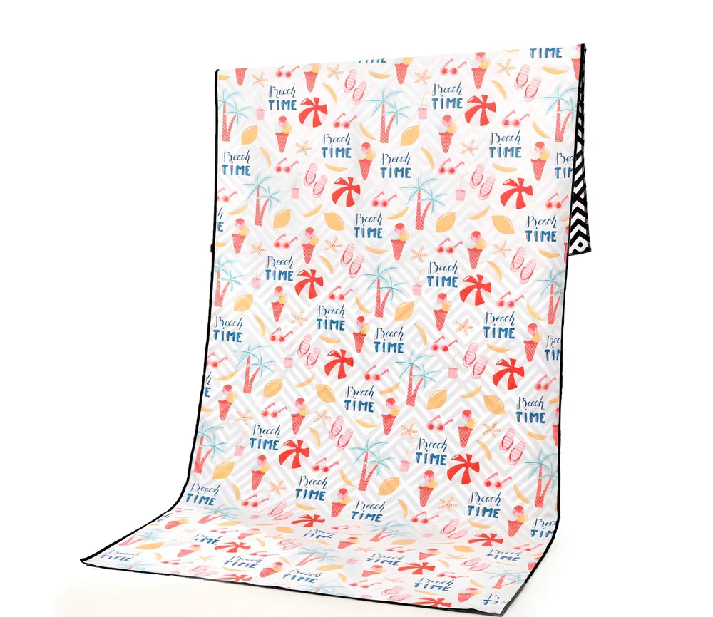 Superfine fibre beach towel in various colours, 175x75cm size, 280g lightweight for travel and outdoor sports