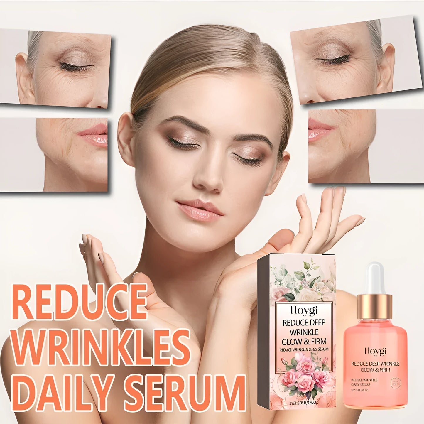 30ml rose essential oil bottle for facial skincare with brightening and firming properties