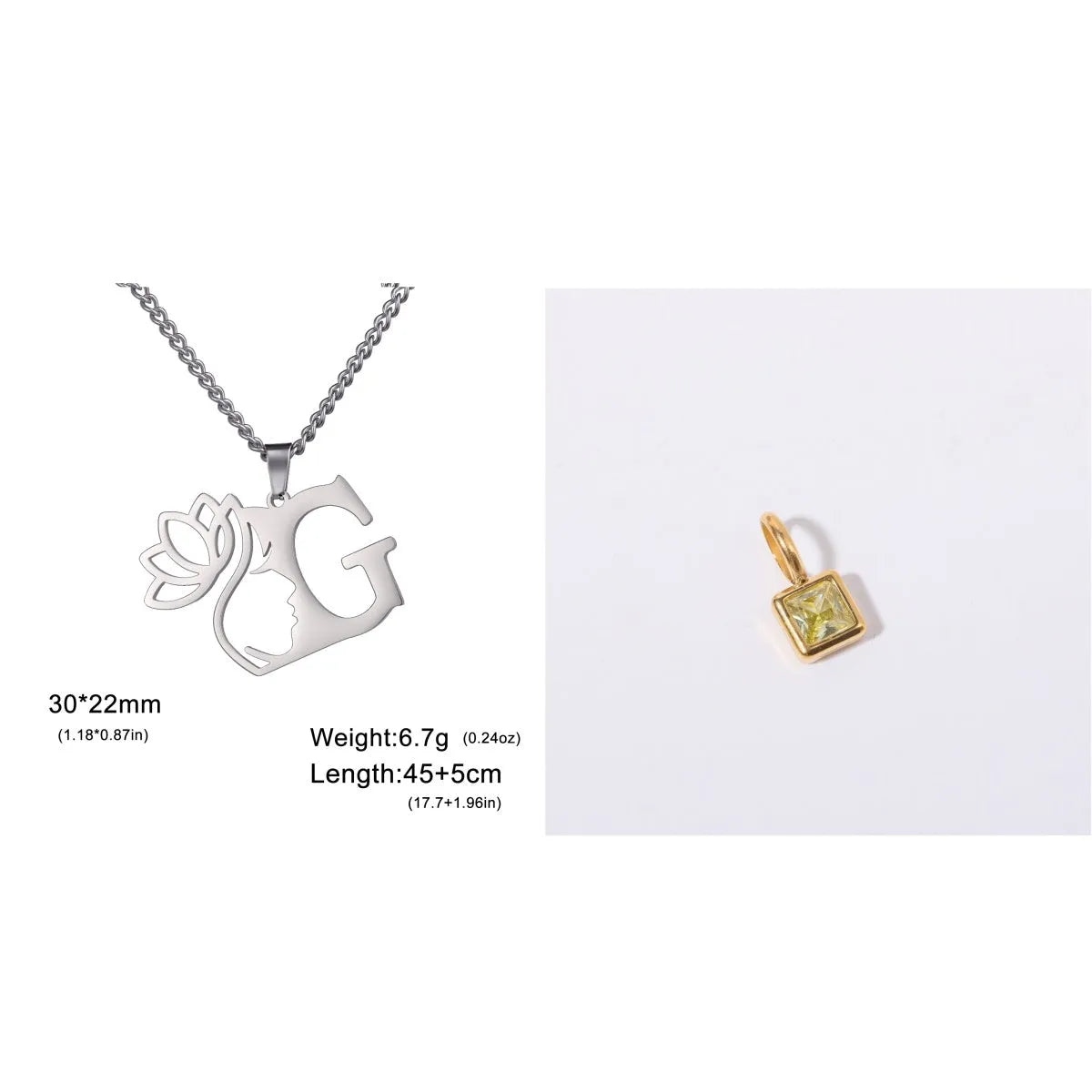 Stainless steel fashion necklace with geometric cross chain design and electroplated finish in gold or silver colour