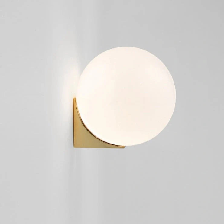 Nordic minimalist wall lamp with adjustable double heads in black finish mounted on white wall