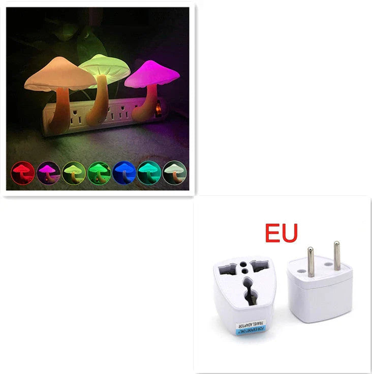 Cozy Bedroom LED Night Light with Motion Sensor - Warm, Energy-Efficient Lighting for Relaxation