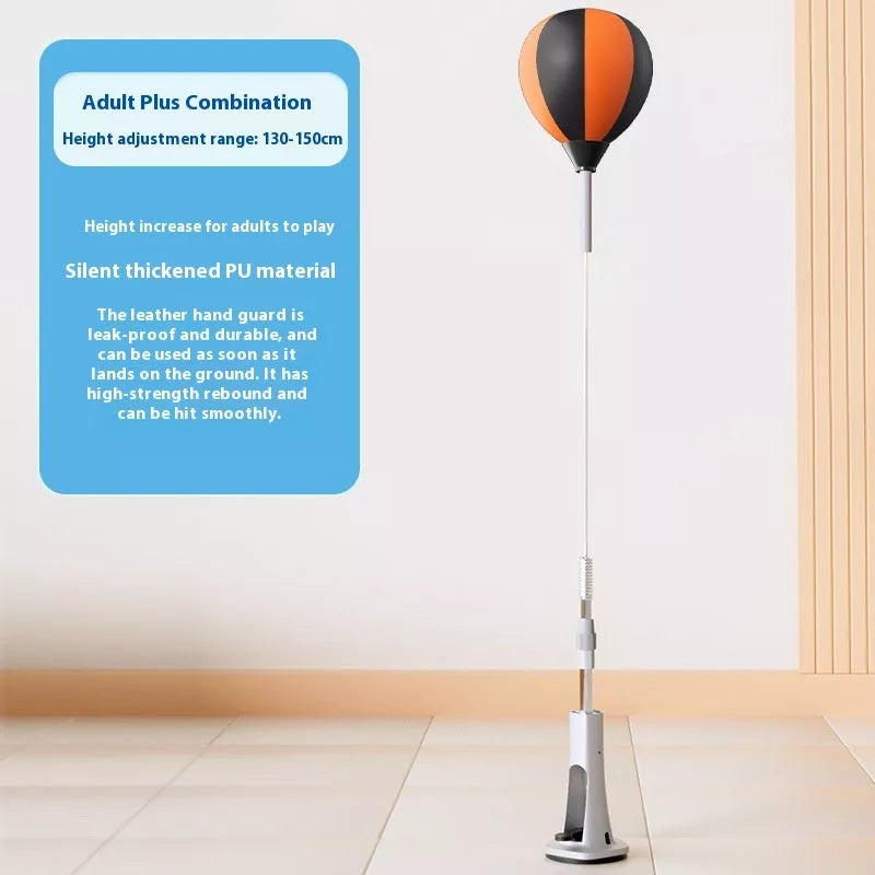 Speed Ball Household Vertical Boxing Target with glove and bandage for home training