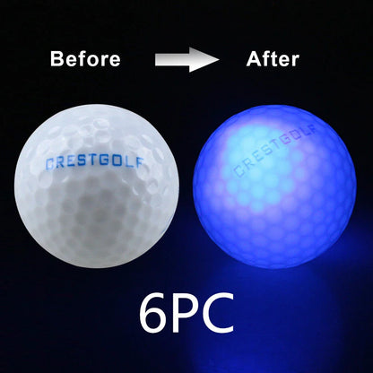 Illuminating Night Golf Balls: Glow-in-the-Dark Practice Balls with Vibrant LED Lights and Durable Design