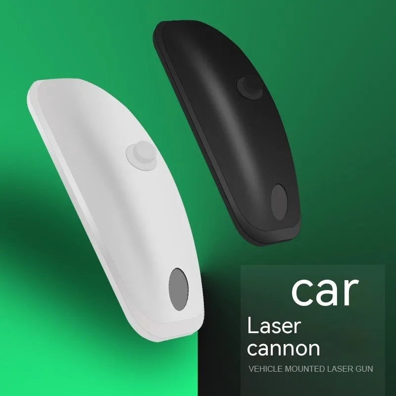 Remote control car strobe light unit with compact 14x6x5cm dimensions in black or white colours