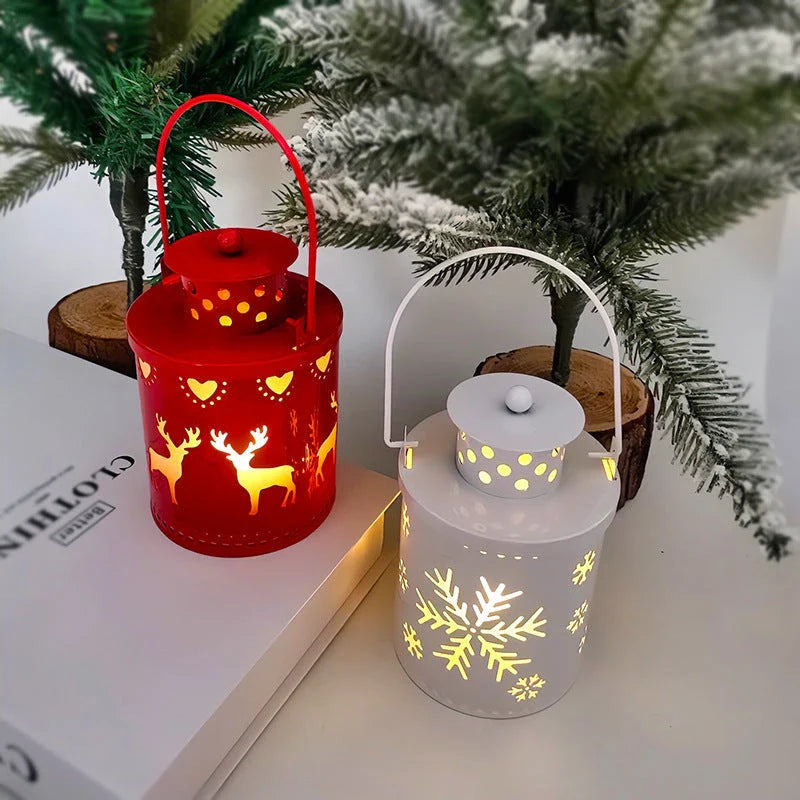 Enchanting LED Christmas candle lights with a captivating Nordic-inspired design, creating a warm, festive ambiance in any holiday setting.