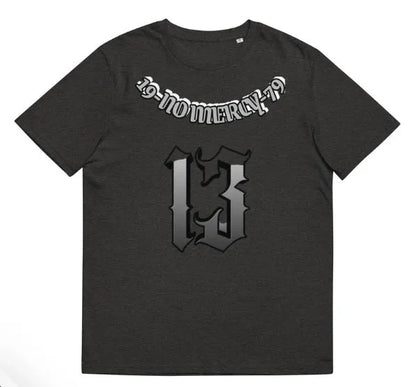 Men's black 3D digital printed casual t-shirt with round neck and short sleeves on hanger
