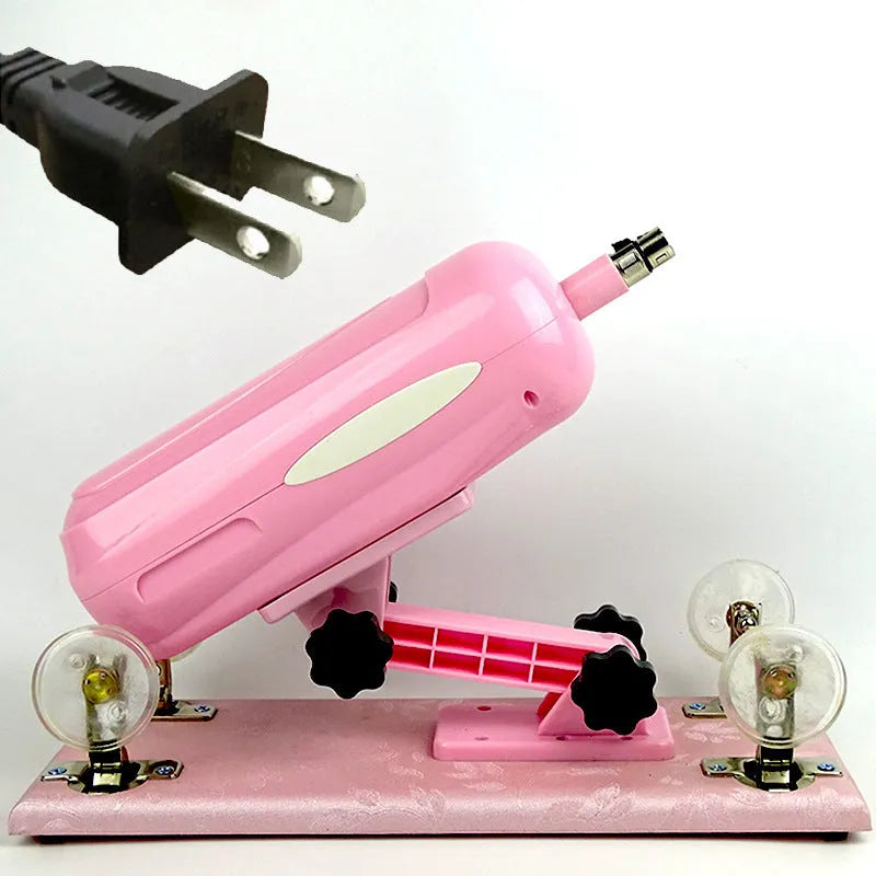 Bobb women's automatic telescopic thrusting sex tool in purple colour showing PVC construction
