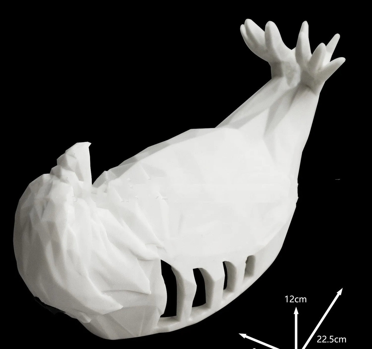 3D eagle owl wall lamp projector showing resin silhouette construction and projected shadow patterns
