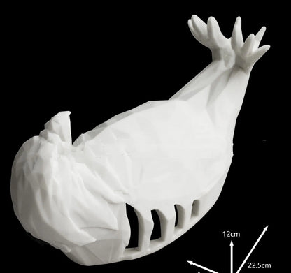 3D eagle owl wall lamp projector showing resin silhouette construction and projected shadow patterns