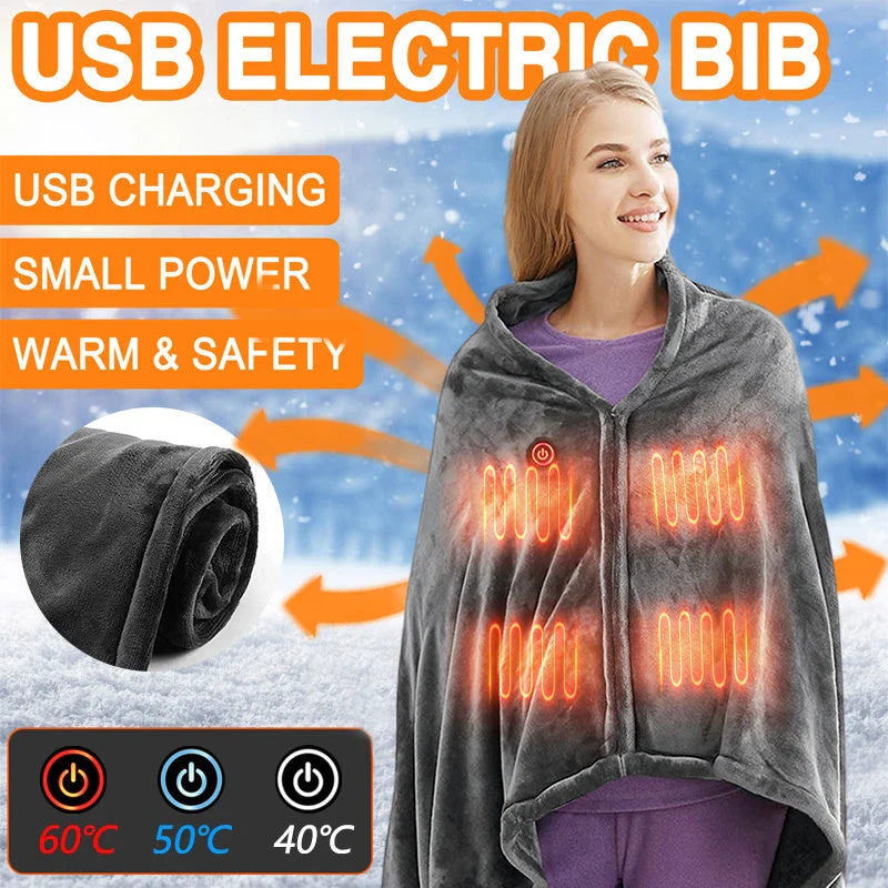 Cozy heated flannel blanket with soft, plush fabric and adjustable temperature controls for year-round warmth and comfort