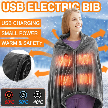 Cozy heated flannel blanket with soft, plush fabric and adjustable temperature controls for year-round warmth and comfort