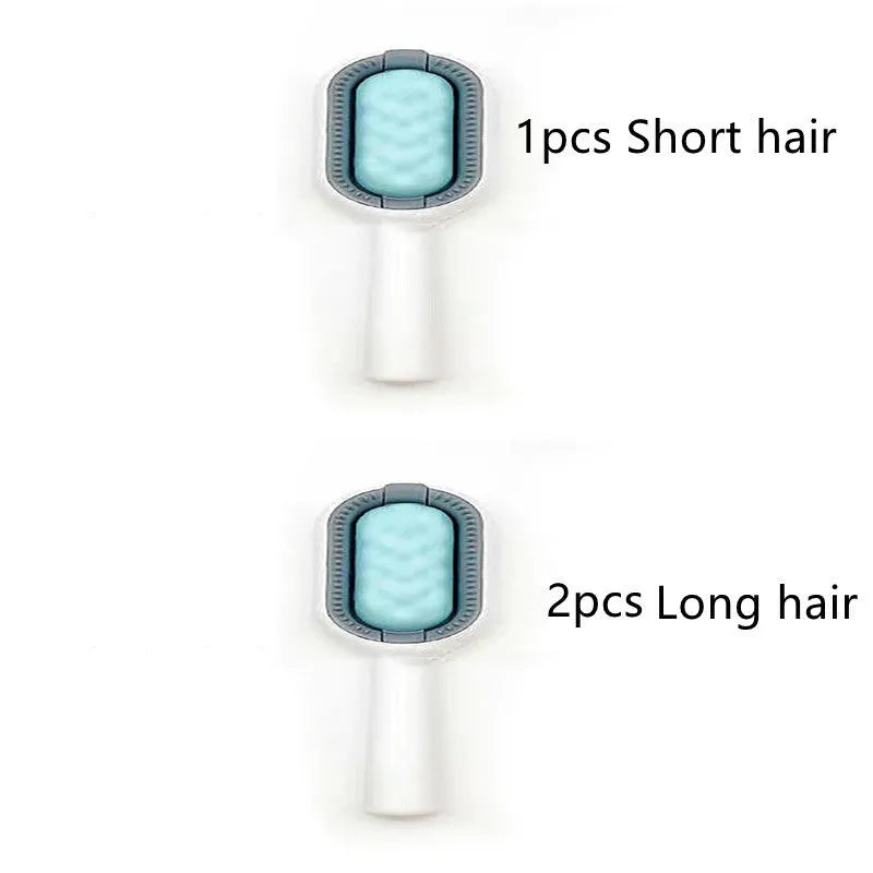 Green plastic pet hair removal comb with disposable wipes for cats and dogs