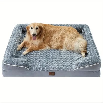 Waterproof washable dog kennel pad in light grey, dark grey, and coffee brown colours