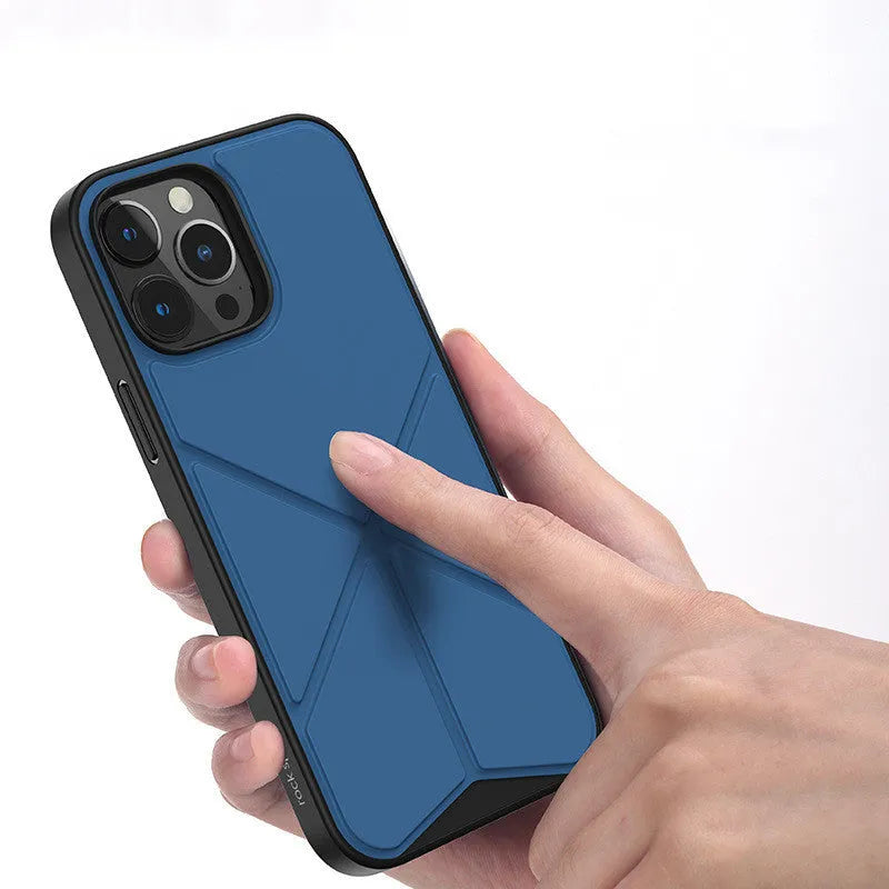 TPU back cover phone case for iPhone 13 series in black and blue colour options