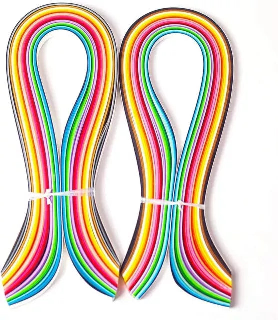 Handmade quilted paper painting set with animal themes and crafting tools