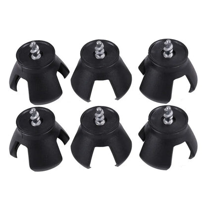 Black aluminium golf ball picker clip weighing 60g for course retrieval and outdoor sports
