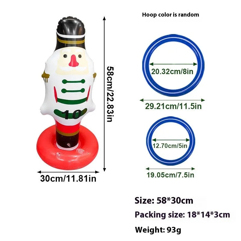 Inflatable Octopus Ferrule Throwing Toy in multiple colours for teenager ability training