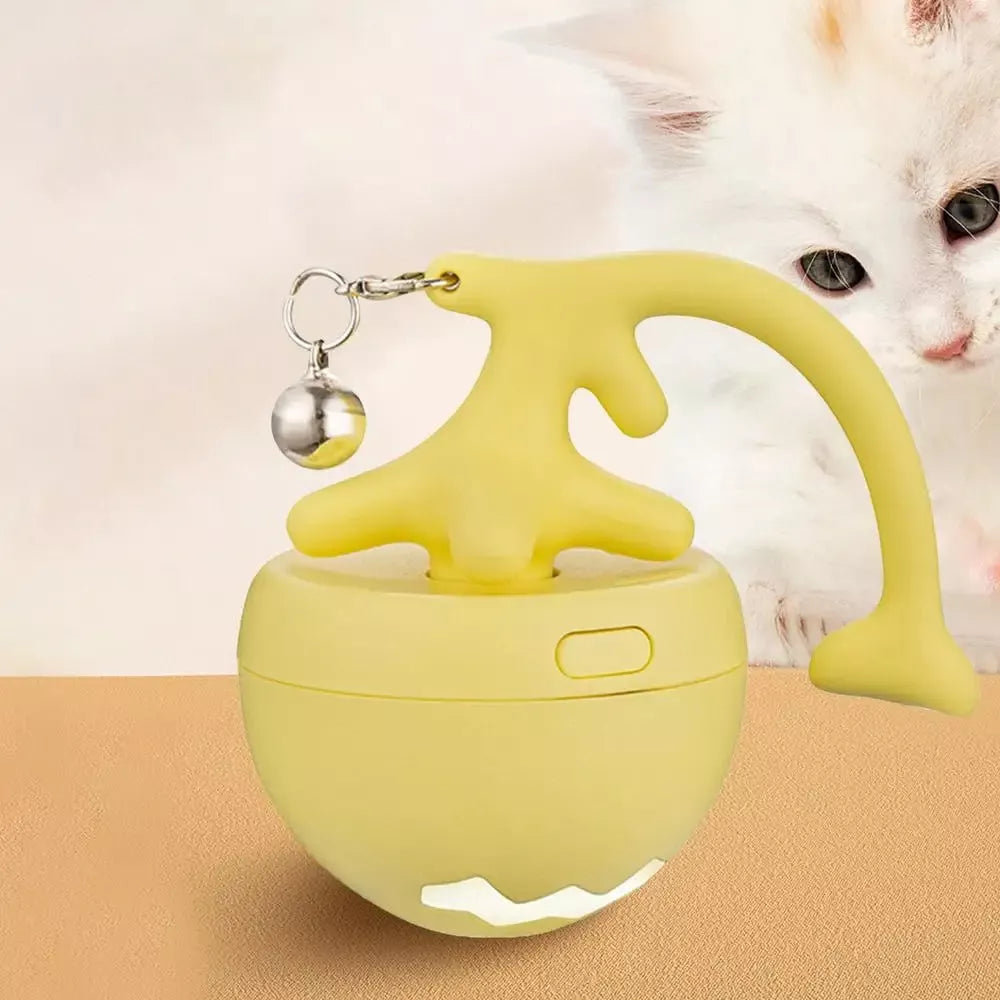 Smart Interactive Cat Toy Ball in vibrant colors with detachable tail