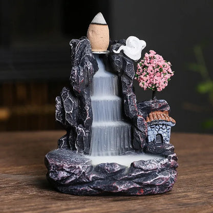 Ceramic backflow incense burner ornament in modern simplicity style
