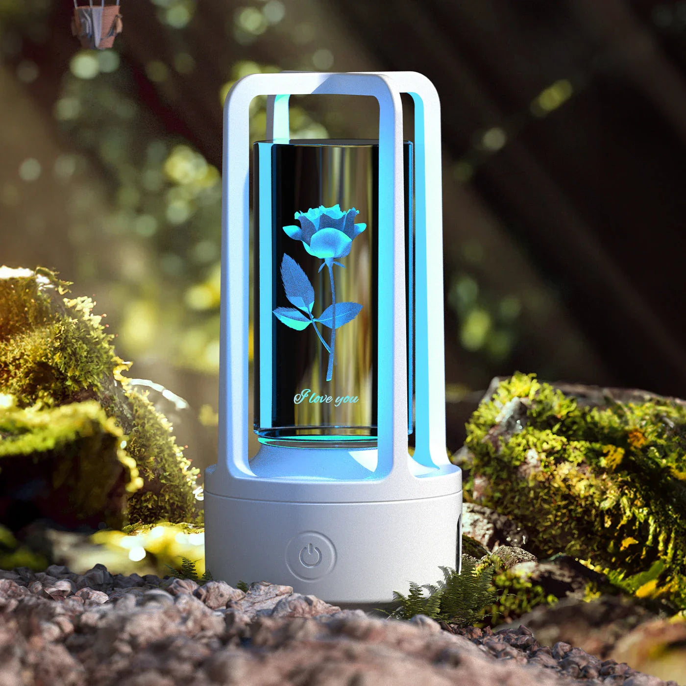 Stylish 2-in-1 Acrylic Lamp and Bluetooth Speaker with Touch Controls and Versatile Designs