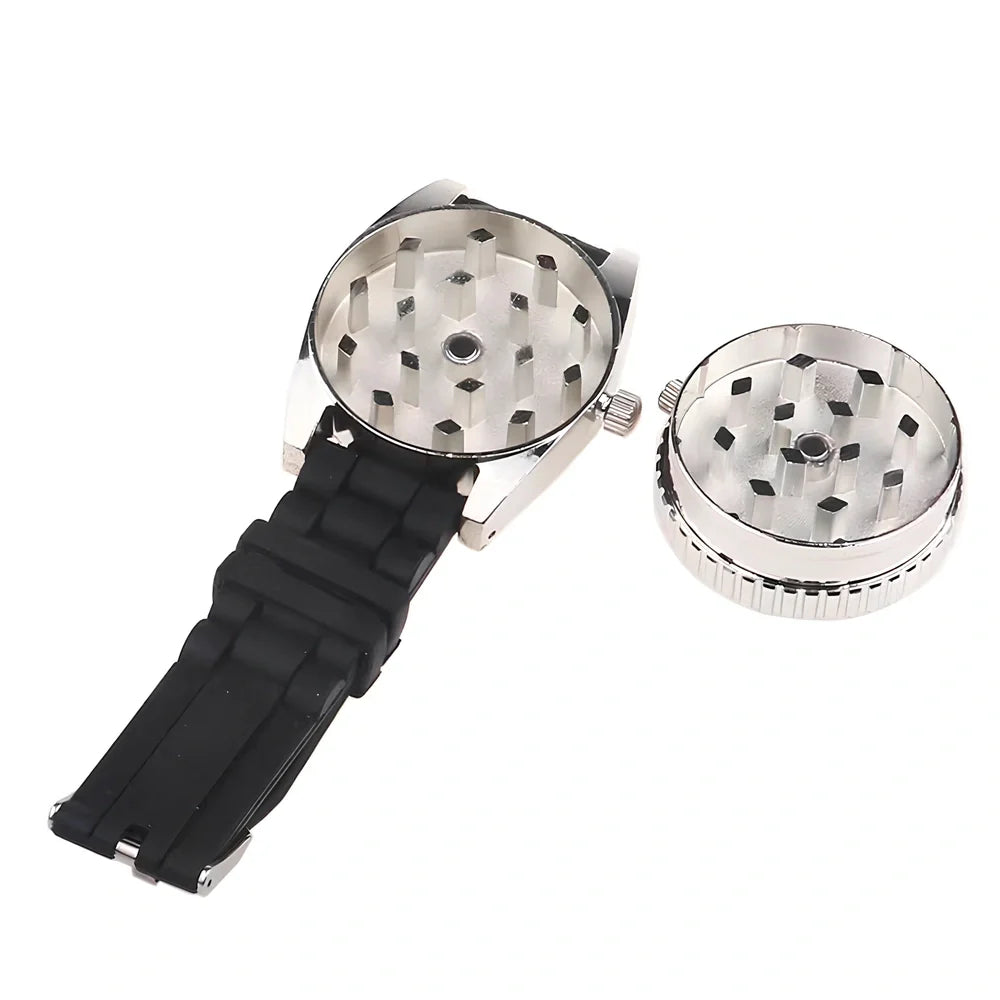 Windproof zinc alloy smoke grinder with 42mm diameter and 250mm length in mixed colour option