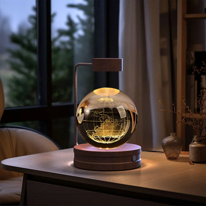 Captivating Crystal Ball Dinosaur Nightlight with Warm, Soothing Glow