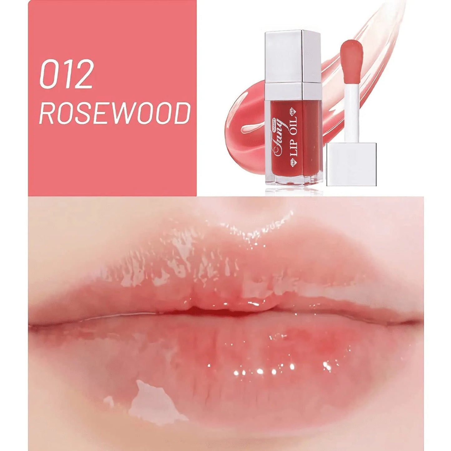 Bright lip gloss mint lipstick in five colour shades with moisturising and repairing effects