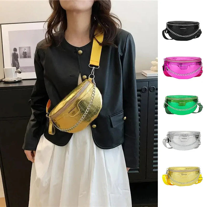 Stylish and versatile crossbody bag made of premium PU leather with a unique stone pattern design, available in a variety of vibrant colors.