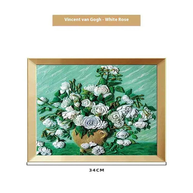 DIY oil painting kit with epoxy canvas, propylene paints, and brushes for creating hand-drawn artwork at home