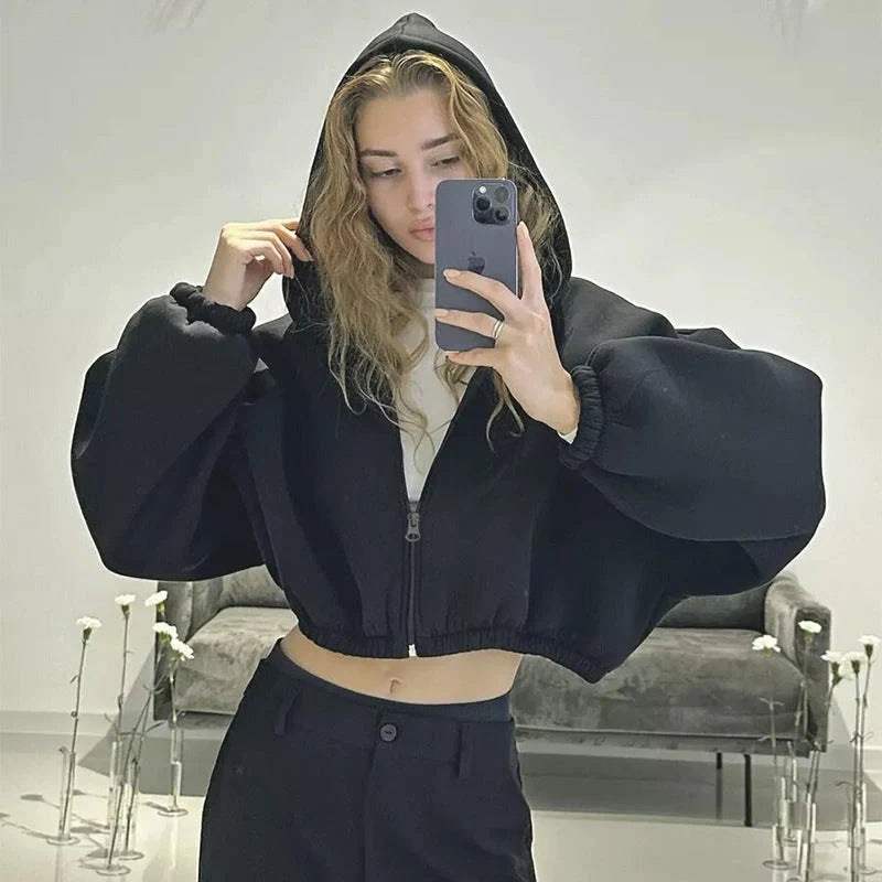 Stylish women's solid color hoodies in various colors for everyday comfort