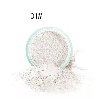 LaMeiLa Loose Powder in ivory, brighten skin, and natural color shades for oil control and natural finish