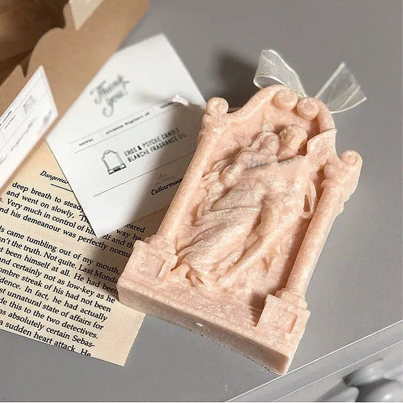 Ancient Greek couple angel silicone baking and craft mould