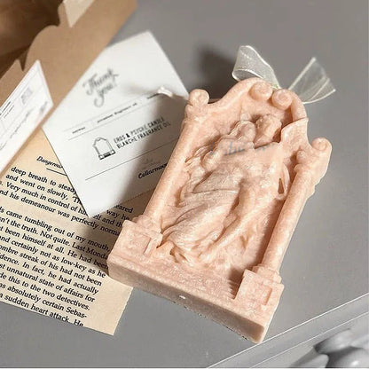 Ancient Greek couple angel silicone baking and craft mould