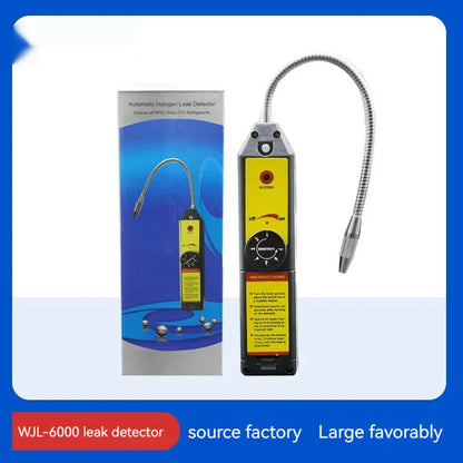 WJL-6000 electronic halogen refrigerant leak detector with 20cm probe for automotive air conditioning systems