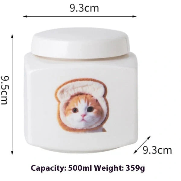 Handmade ceramic pet memorial urn with custom logo engraving for ashes storage