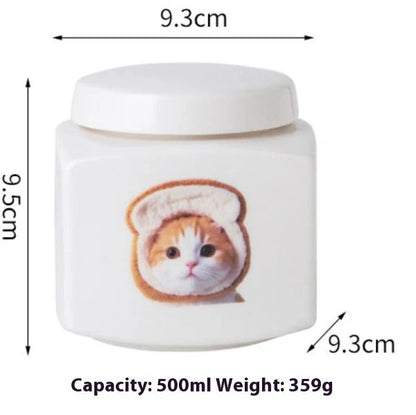 Handmade ceramic pet memorial urn with custom logo engraving for ashes storage