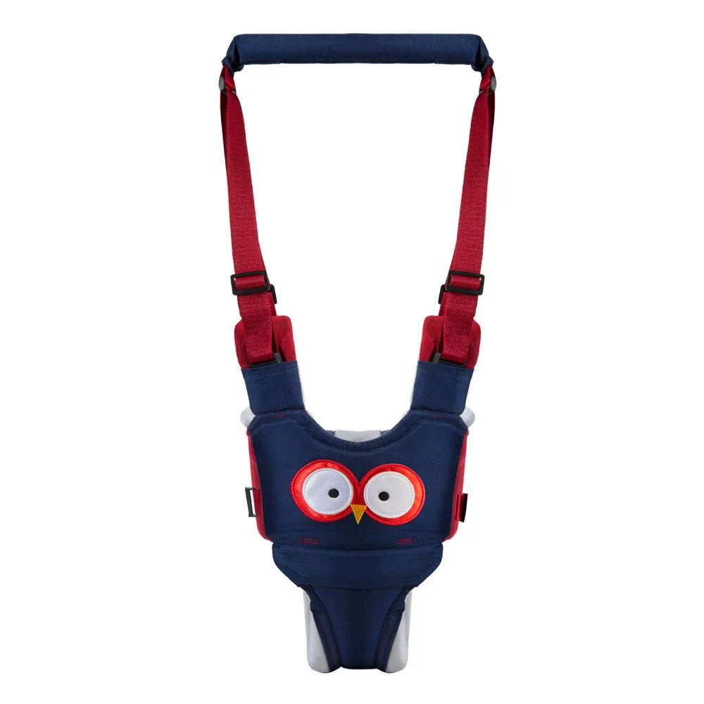 Hands-free baby walking assistant with multiple color options, featuring a comfortable and adjustable design to support your child's first steps.