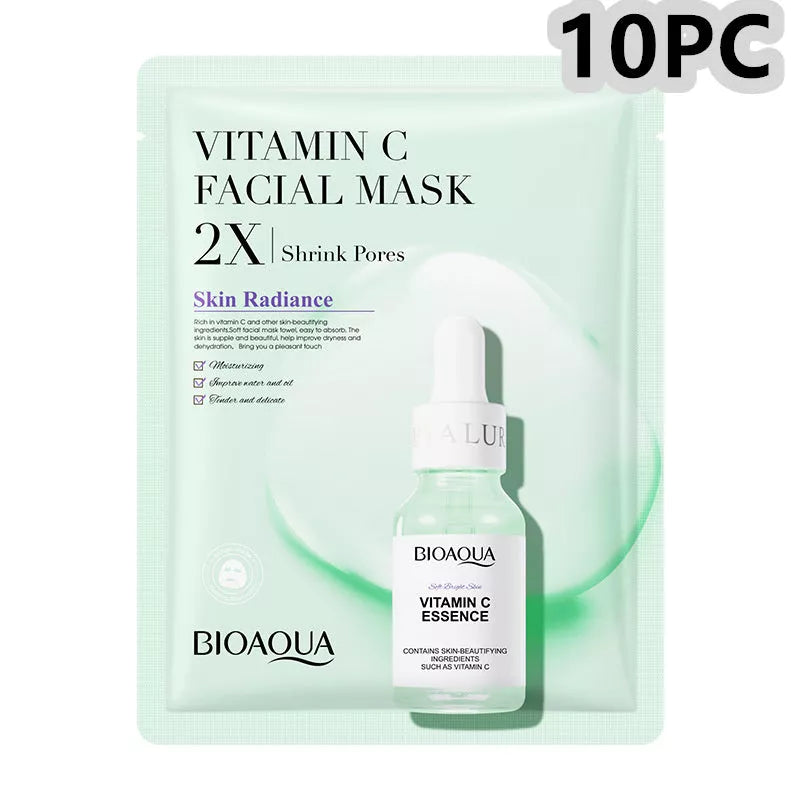 Collagen Face Mask with Hyaluronic Acid for deep skin hydration and firming