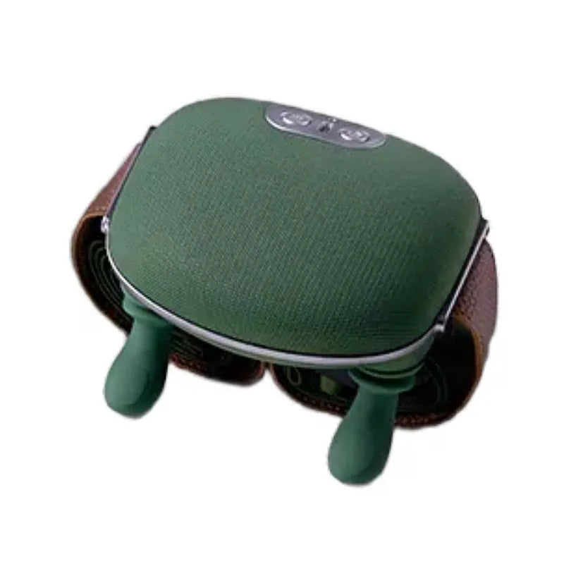 Dark green USB cervical trapezius neck massager with timing function for family use