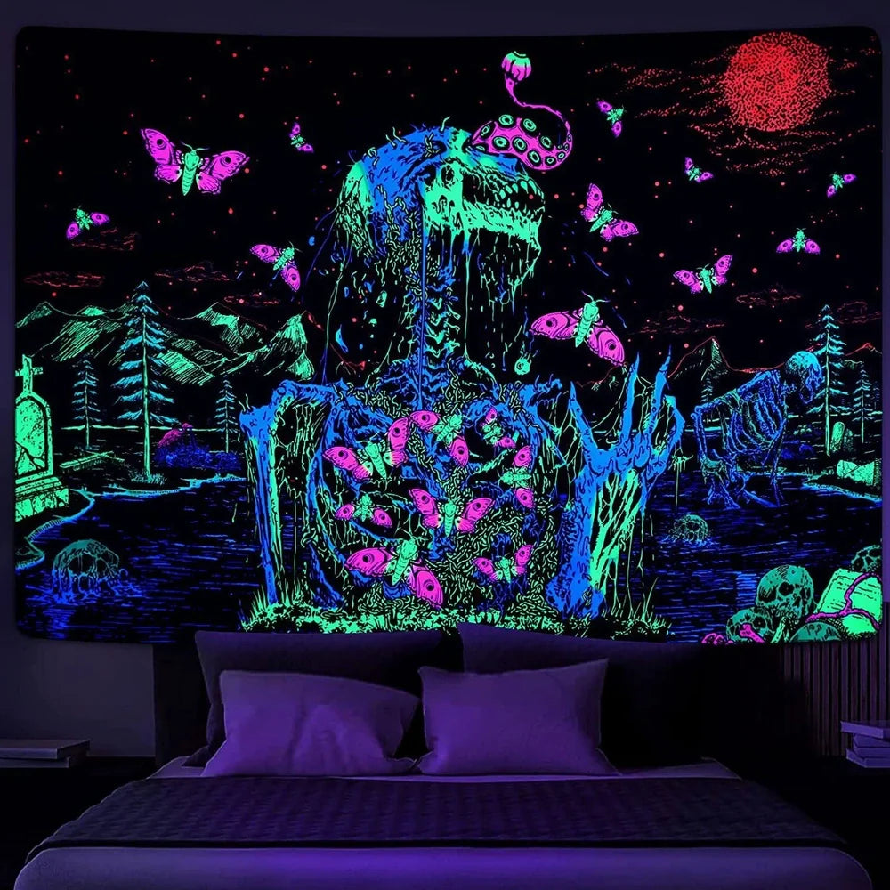 Purple polyester wall tapestry with brushed texture in rectangular shape showing colour variations LS-HXD-558 to LS-HXD-565