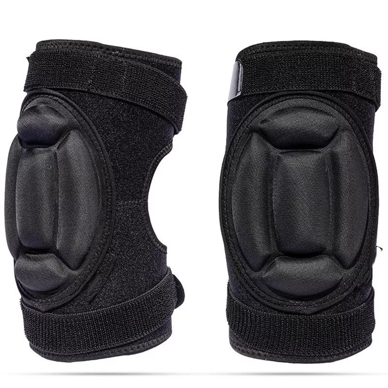 Roller skating and skiing hip, knee, and elbow protection set with adjustable straps