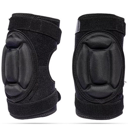 Roller skating and skiing hip, knee, and elbow protection set with adjustable straps