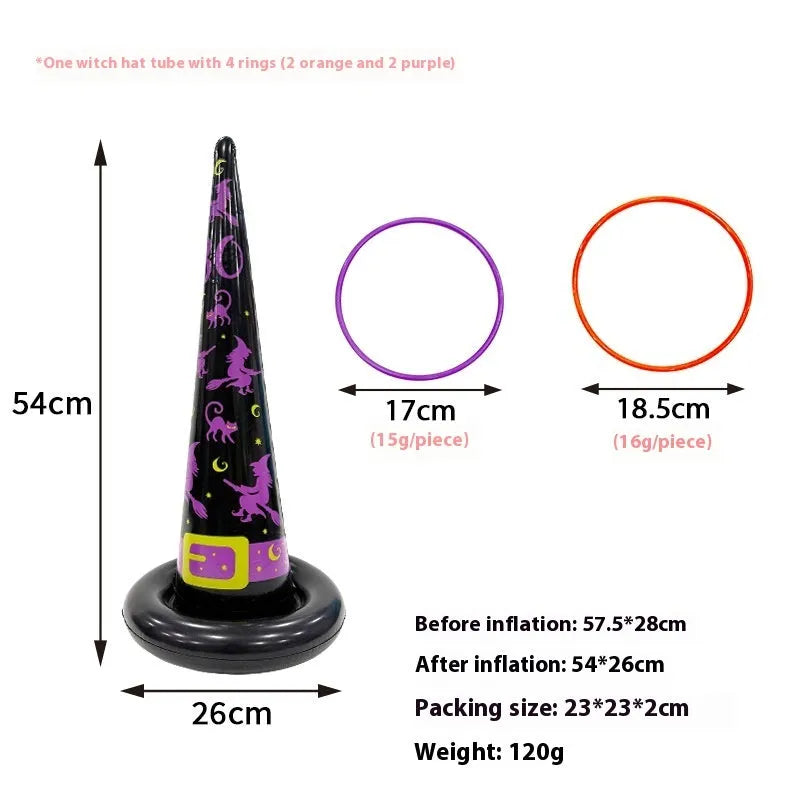 Inflatable Octopus Ferrule Throwing Toy in multiple colours for teenager ability training
